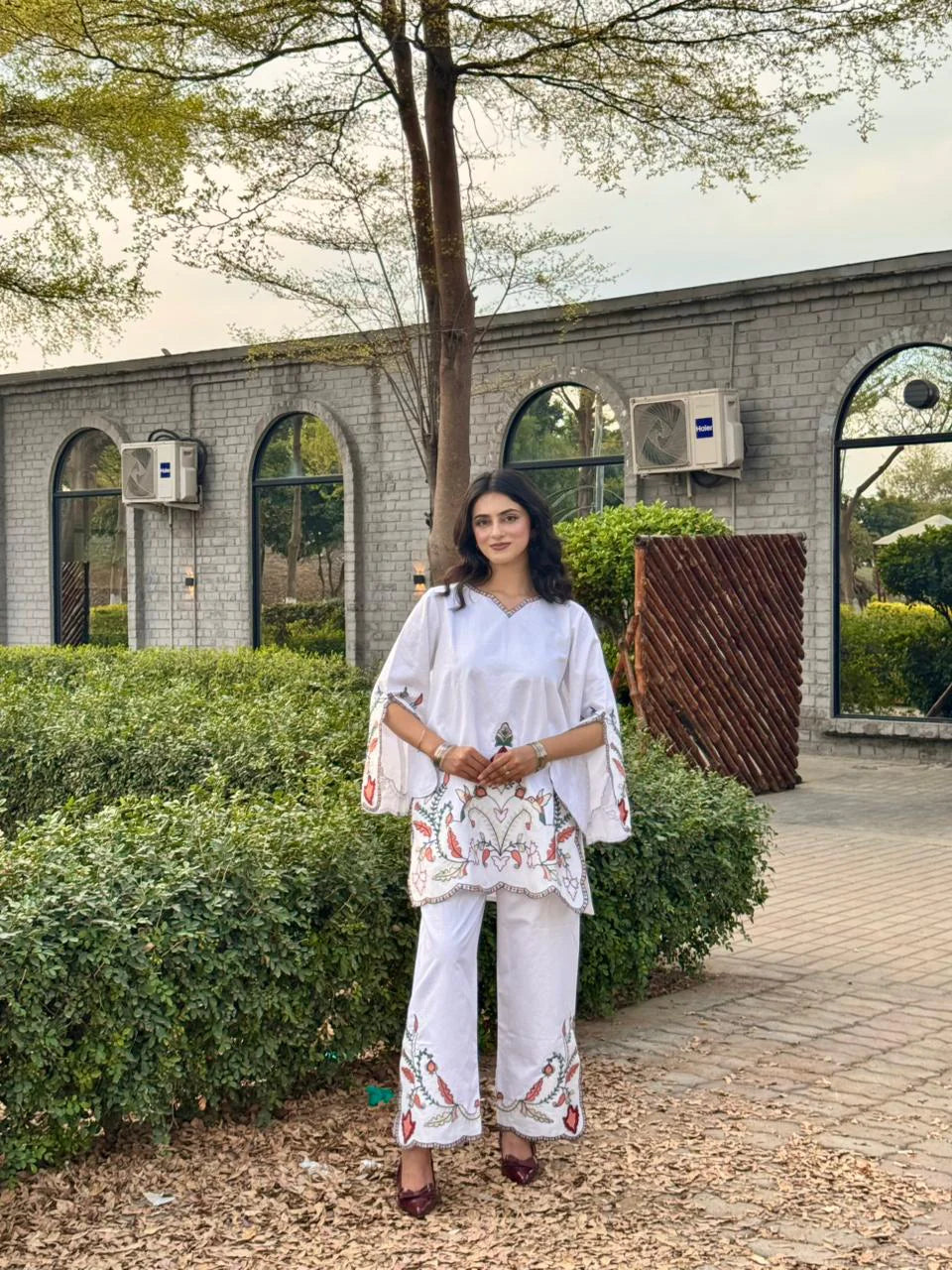 Urban Cut RTW Embroidered Cotton Co-Ord Sets Suit C-48 - Casual Collection