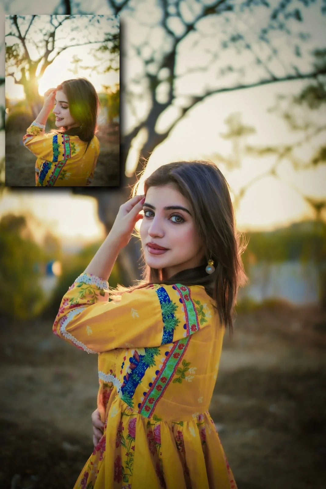 Urban Cut RTW Printed Cotton 1 Piece Floral Shirt C0275 Casual Collection