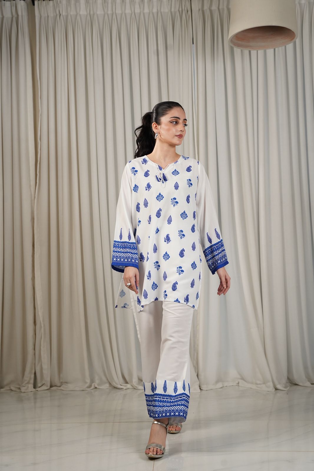 Dhaga Women Pret Printed 2 Piece Soft Crepe Abigail SS25DKP113 - Summer Collection