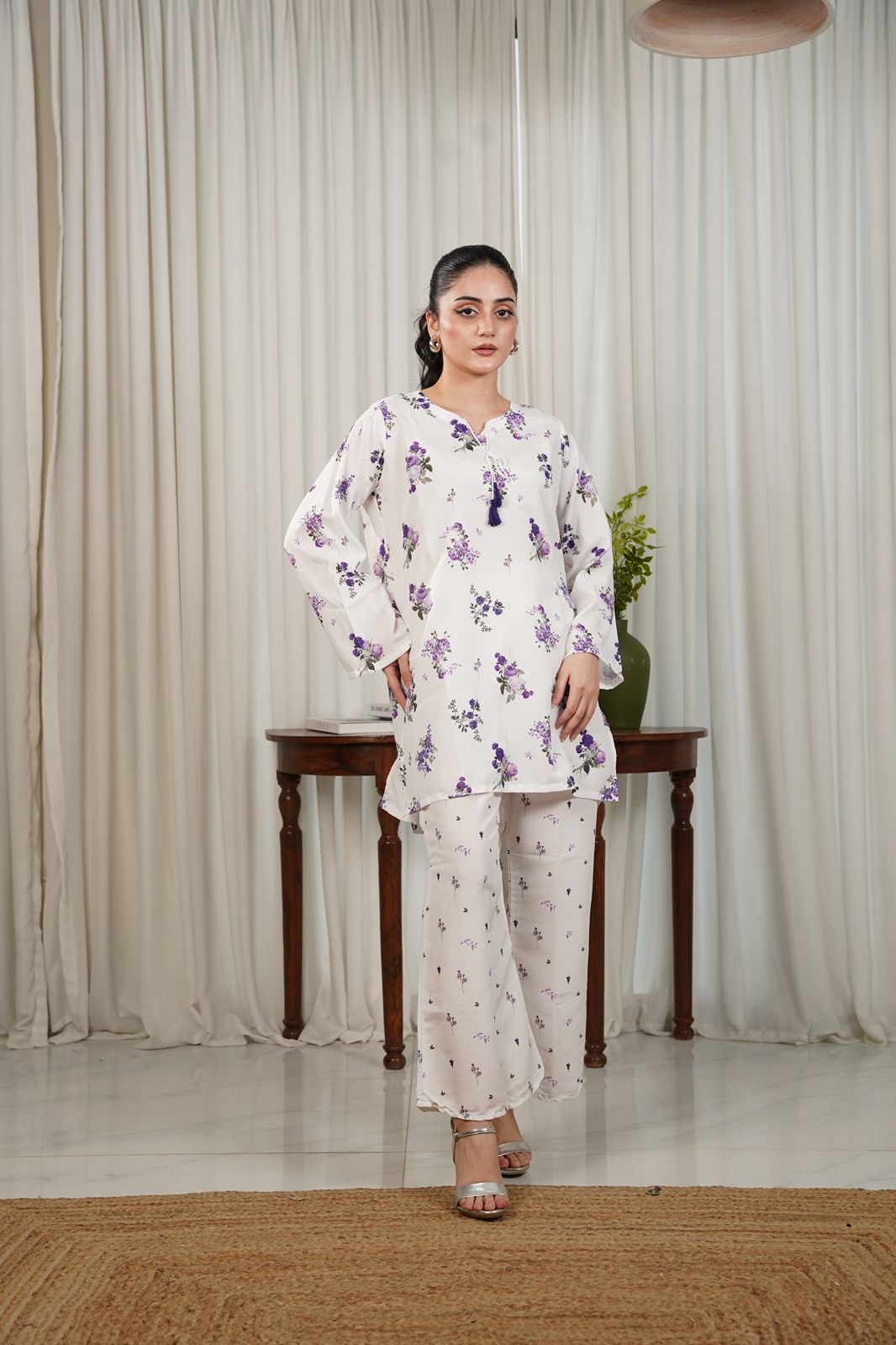 Dhaga Women Pret Printed 2 Piece Soft Crepe Blaire SS25DKP137 - Summer Collection