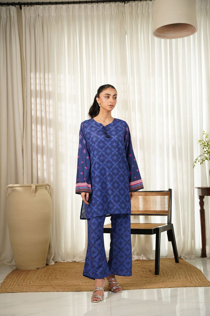 Dhaga Women Pret Printed 2 Piece Soft Crepe Lennie SS25DKP114 - Summer Collection