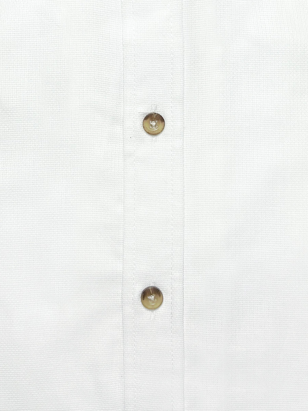 Brumano Ready To Wear Shirts Men 1 Piece Cotton White Structured Button Down Shirt 0-31-025-4478 - Summer Collection