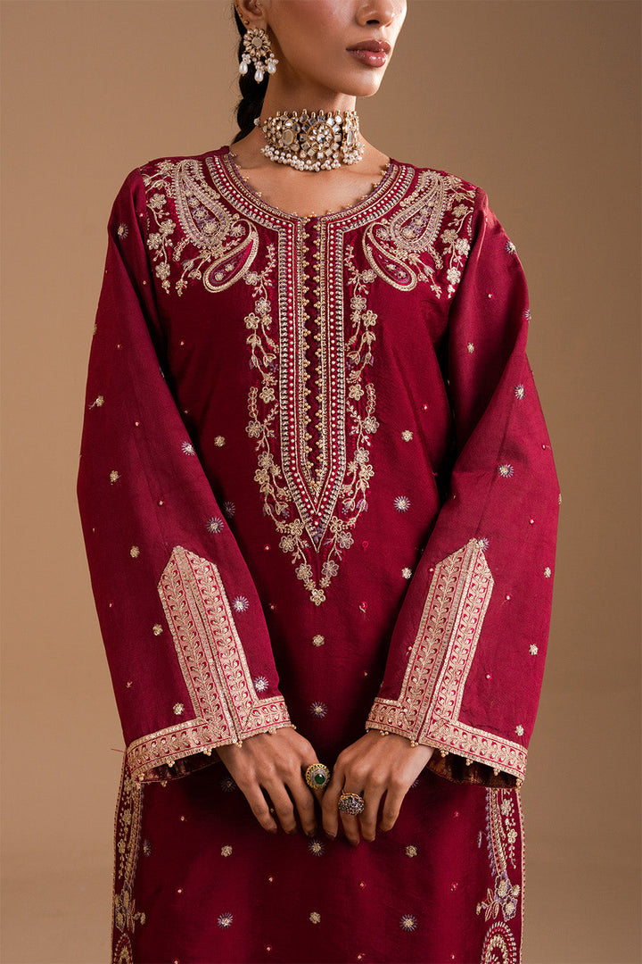 Afsany by Zariya RTW Embroidered Russian Silk 3 Piece Suit FERESHTEH ZB50037 Festive Collection