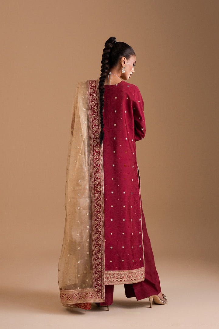 Afsany by Zariya RTW Embroidered Russian Silk 3 Piece Suit FERESHTEH ZB50037 Festive Collection