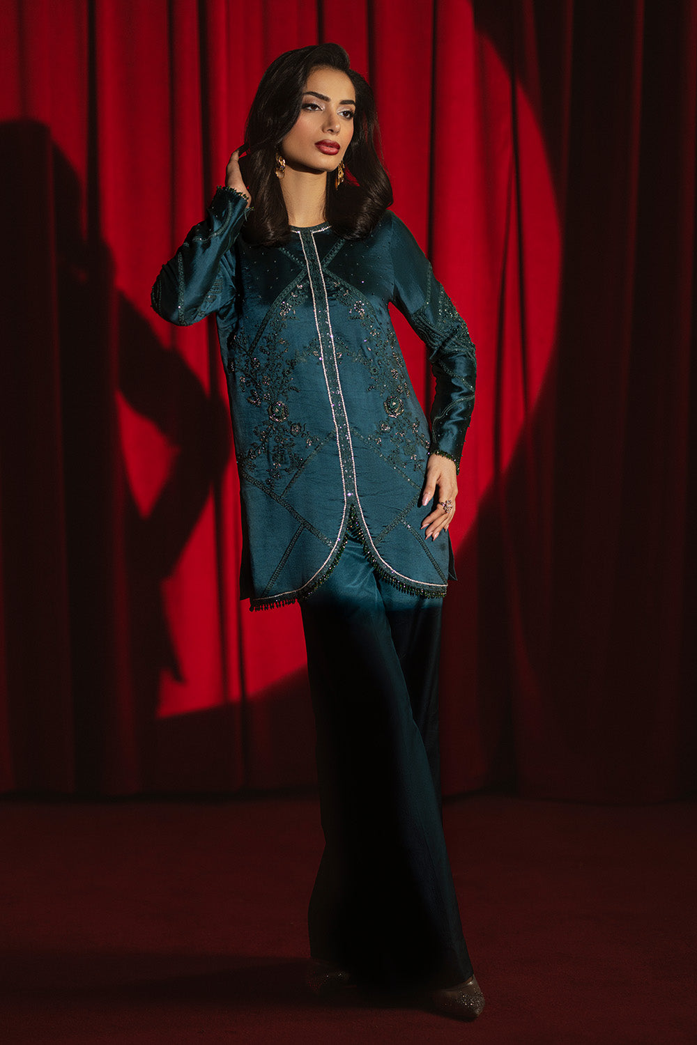 Siara by Zariya RTW Embroidered Silk 3 Piece Suit ARAMI ZB60169 Festive Collection