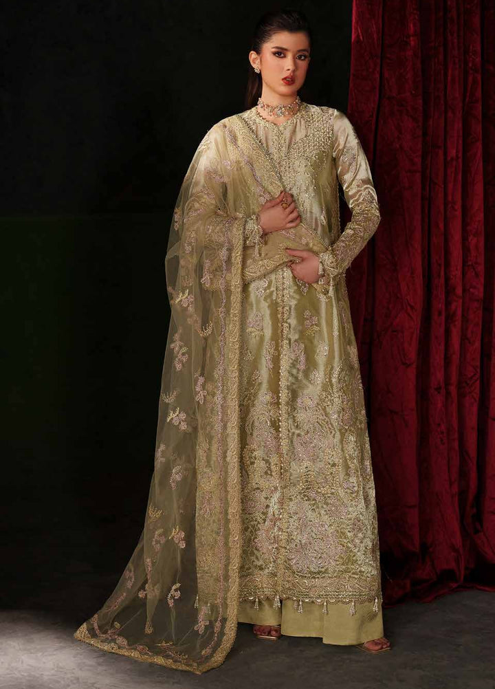 Verve Silk Edit by Emaan Adeel Unstitched Embroidered Mesuri 3 Piece Suit EA26UVF Zelie - Festive Collection