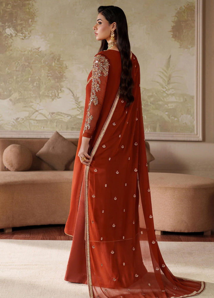 Saheera by Zarif Embroidered Raw Silk Suits Unstitched 3 Piece ZRF25SF SHE-03 Farheen - Festive Collection