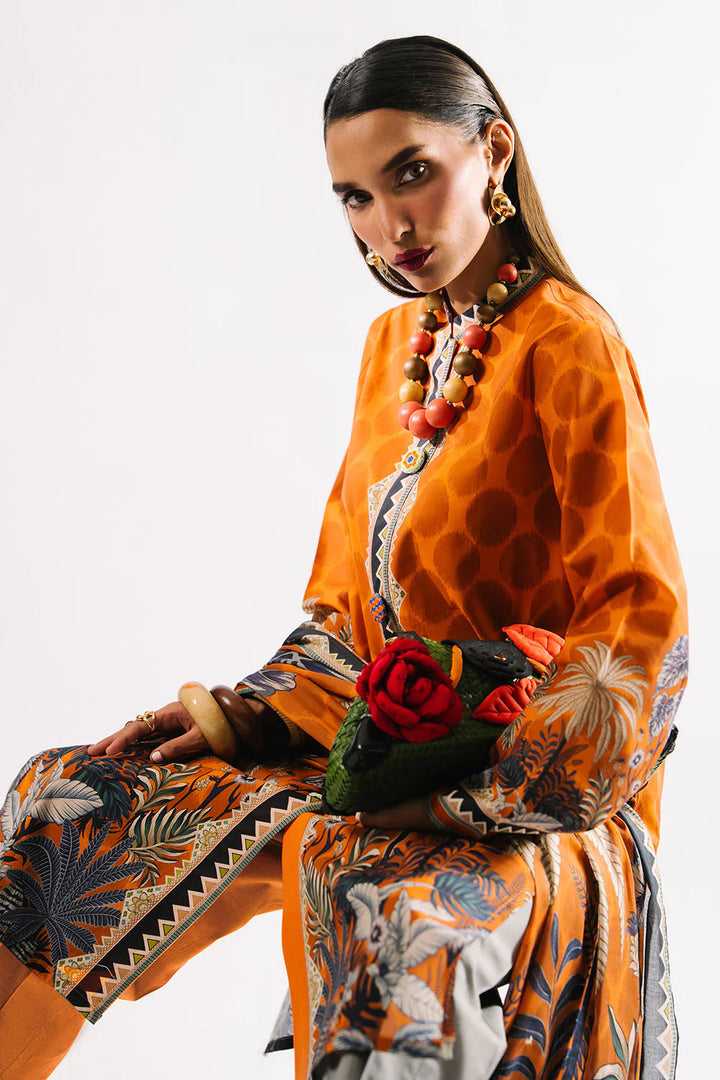 Heritage by Gul Ahmed Unstitched Printed Lawn 3 Piece Suit GA26UFH CL-62156 - Summer Collection