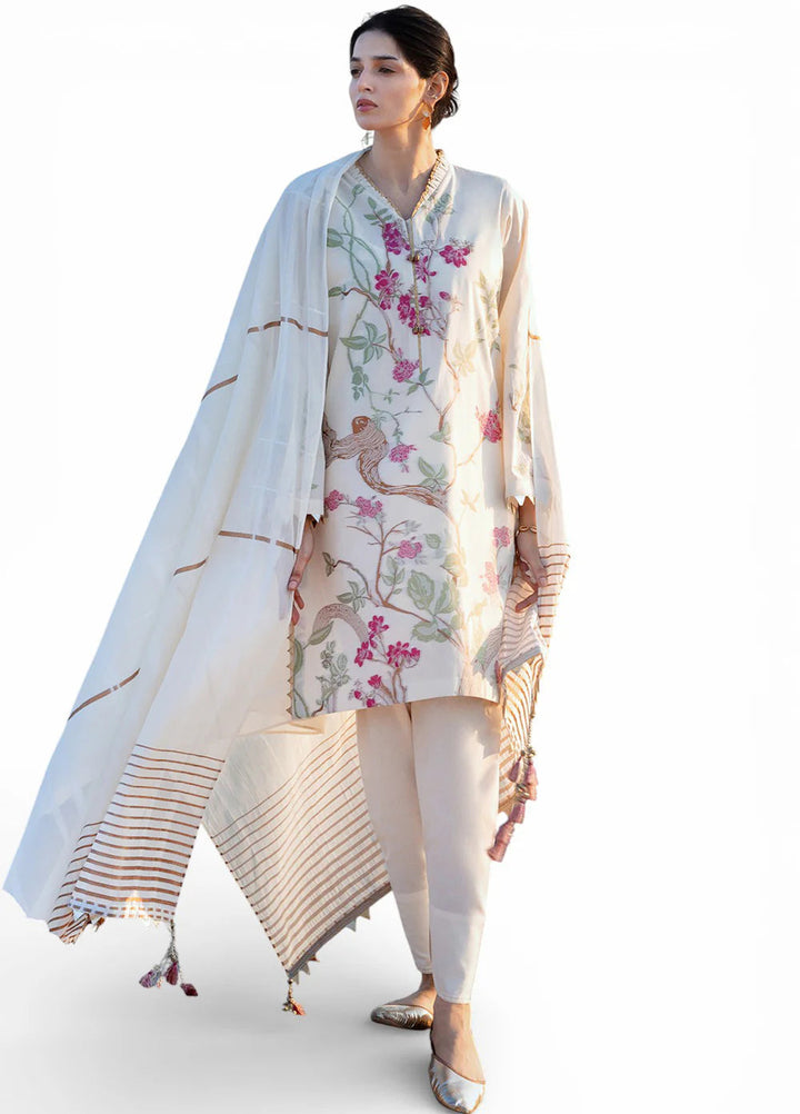 Zar Bano by Gul Ahmed Unstitched Printed Jacquard 3 Piece Suit GA26UZB MJ-52019 - Summer Collection