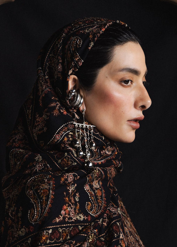 Saraab by Zara Shahjahan Unstitched Embroidered Marina 3 Piece Suit ZS26USW OUD - Winter Collection