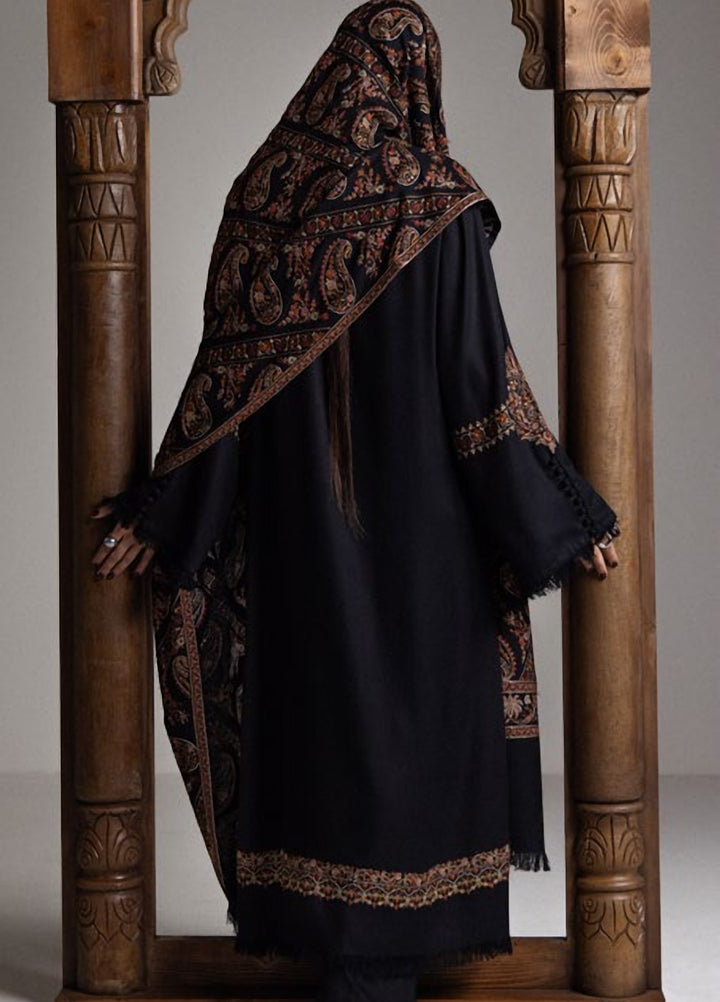 Saraab by Zara Shahjahan Unstitched Embroidered Marina 3 Piece Suit ZS26USW OUD - Winter Collection