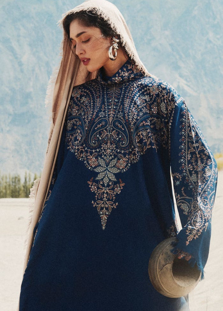 Saraab by Zara Shahjahan Unstitched Embroidered Marina 3 Piece Suit ZS26USW SAMARKAND - Winter Collection
