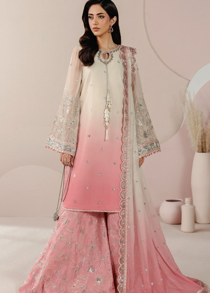 Roselle by Zarif Unstitched Embroidered Chiffon 3 Piece Suit ZR26UR ZRRPE-BLISS 06 - Festive Collection