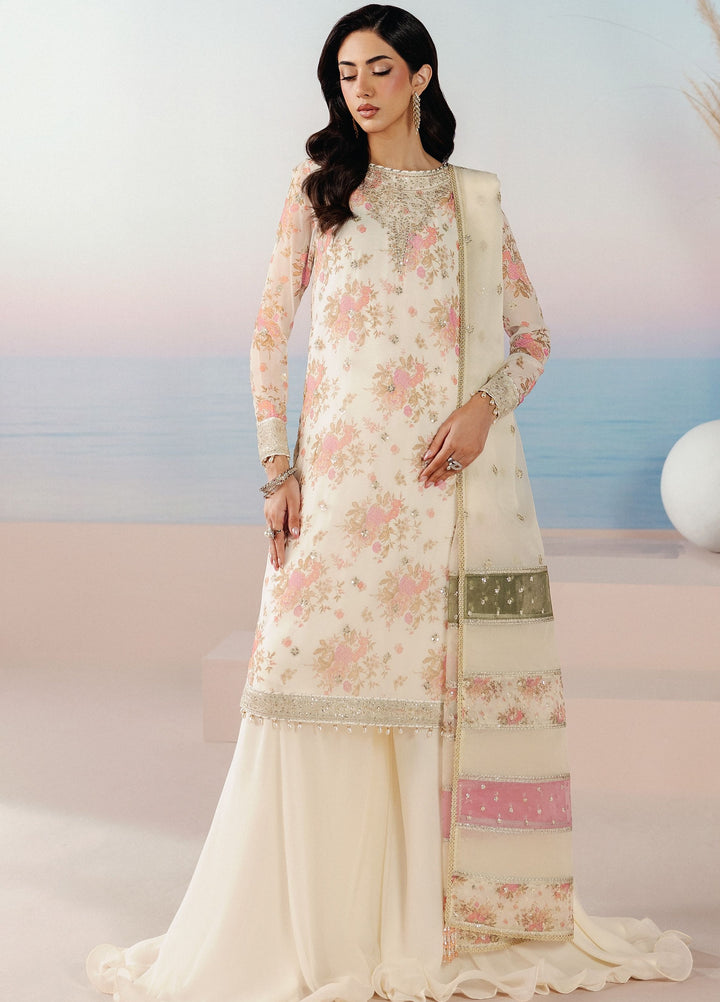Roselle by Zarif Unstitched Embroidered Chiffon 3 Piece Suit ZR26UR ZRRPE-FABLE 07 - Festive Collection