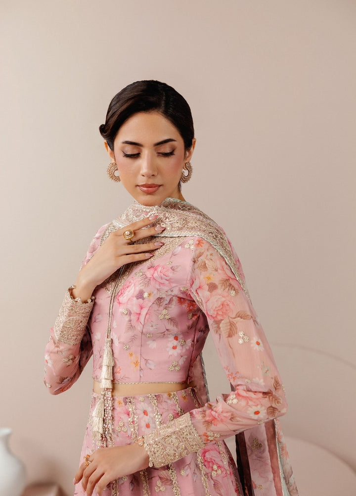 Roselle by Zarif Unstitched Embroidered Chiffon 3 Piece Suit ZR26UR ZRRPE-REVERIE 04 - Festive Collection