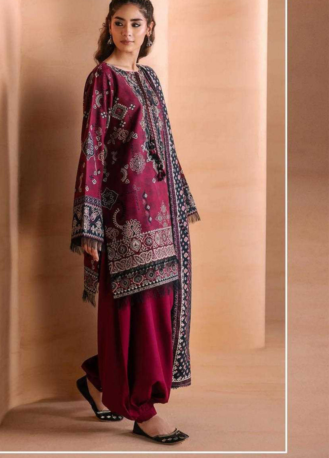 One Nation by Florent Unstitched Printed Viscose 3 Piece Suit FL26UON Zeen - Casual Collection