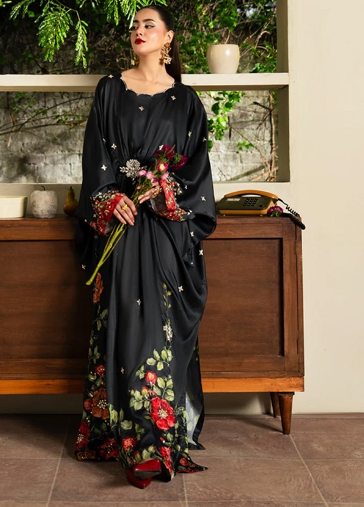 Celeste by Imrozia Pret Hand work Shamooz Silk Kaftaan SP-113 Zenith