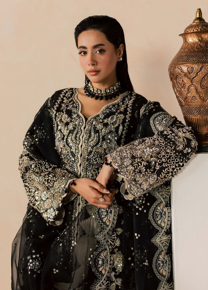 Zeynor by Aylin Unstitched Hand work Organza 3 Piece Suit AY26UZO Beryl - Wedding Collection