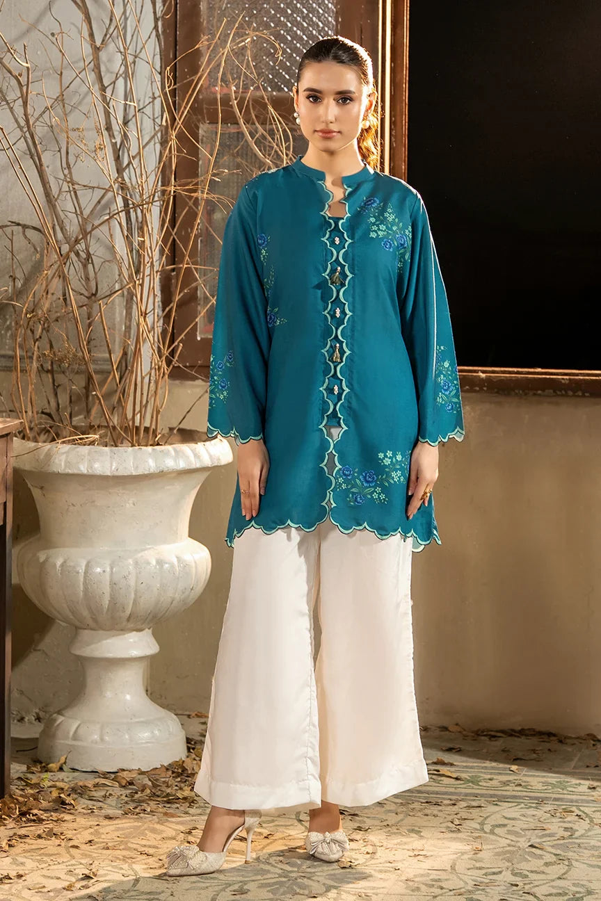 Dhaga Women Pret Printed 2 Piece Soft Crepe Zinnia SS25DSP325 - Summer Collection