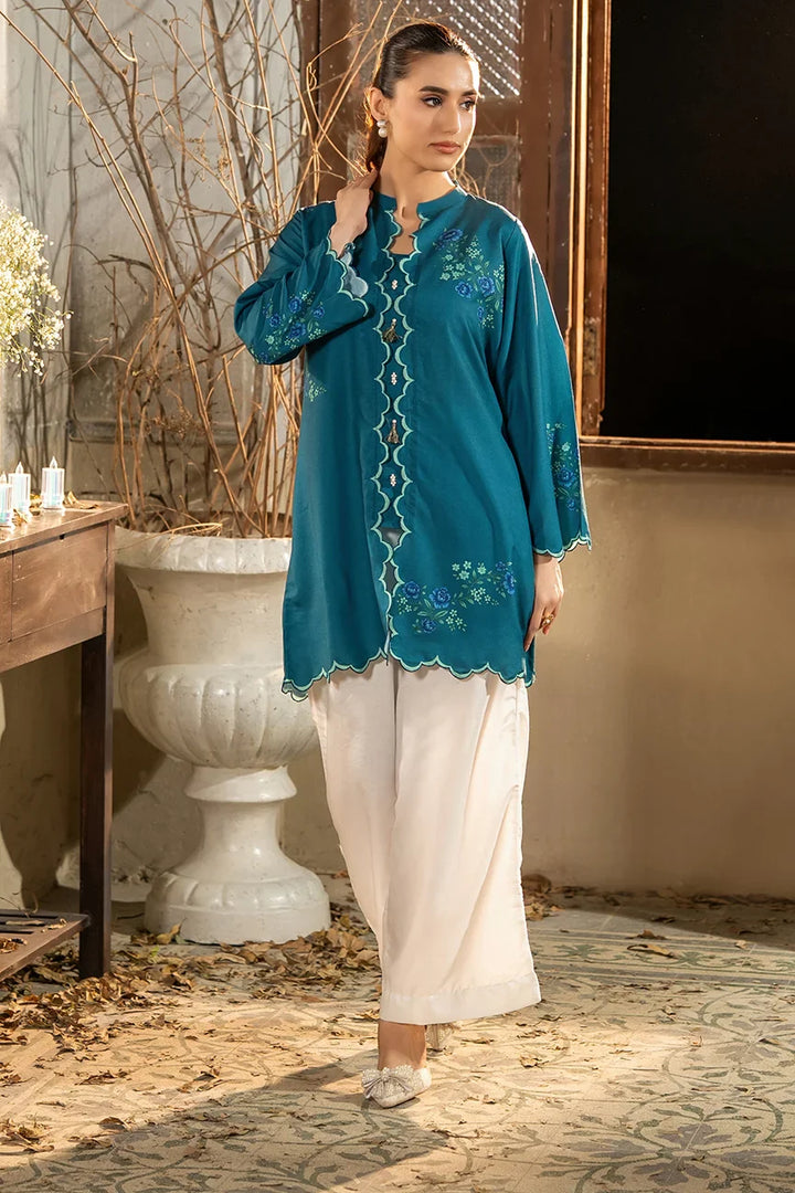 Dhaga Women Pret Printed 2 Piece Soft Crepe Zinnia SS25DSP325 - Summer Collection