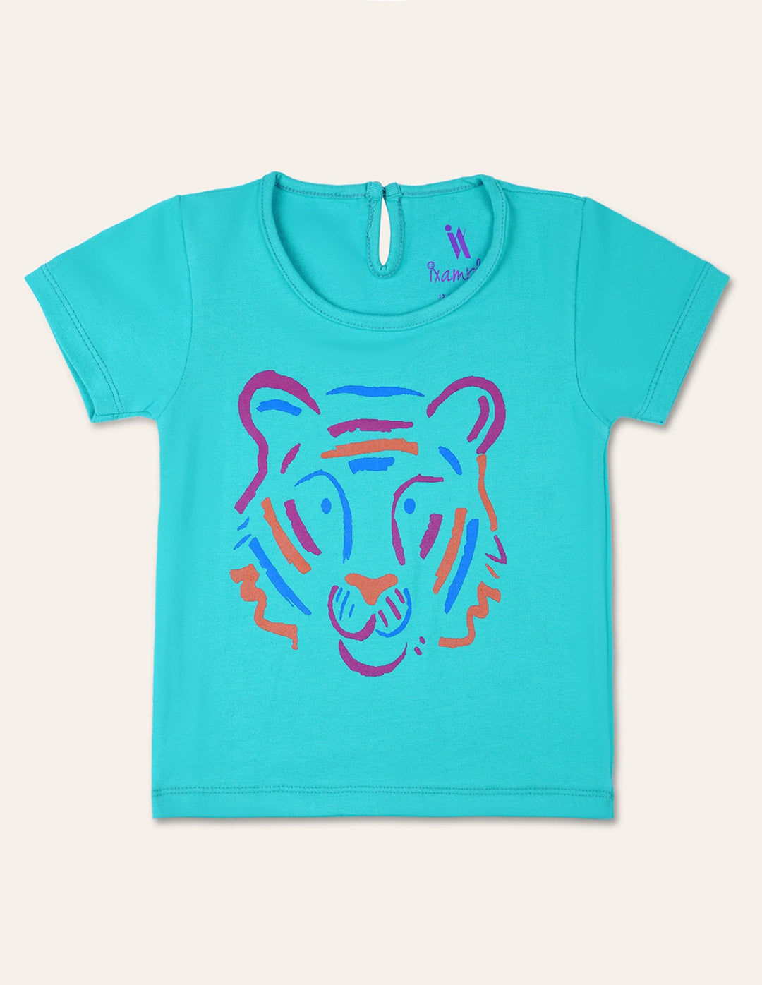 Ixample Pret Printed Cotton Jersey 1 Piece Green T-Shirt