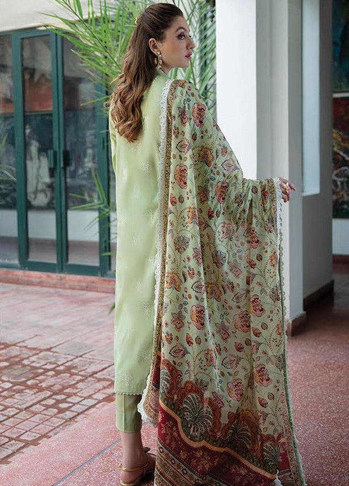 Aabyaan Embroidered Schiffli Suits Unstitched 3 Piece ABY21EE AEE-02 ZHAVIA - Summer Collection