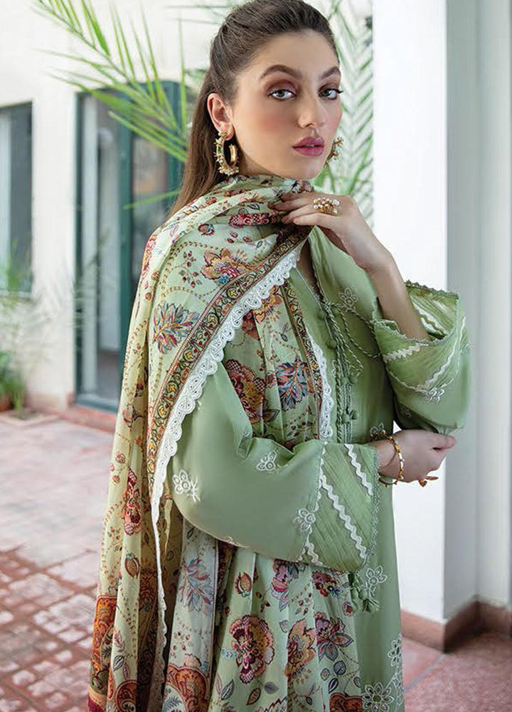 Aabyaan Embroidered Schiffli Suits Unstitched 3 Piece ABY21EE AEE-02 ZHAVIA - Summer Collection