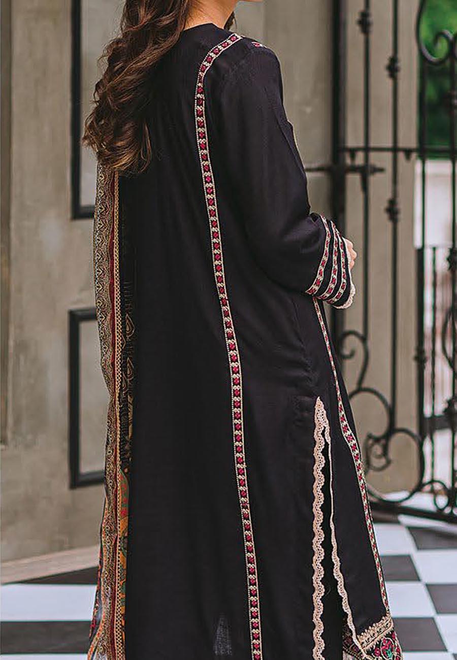 Aabyaan Embroidered Linen Suits Unstitched 3 Piece ABY21W 05 Azra - Winter Collection