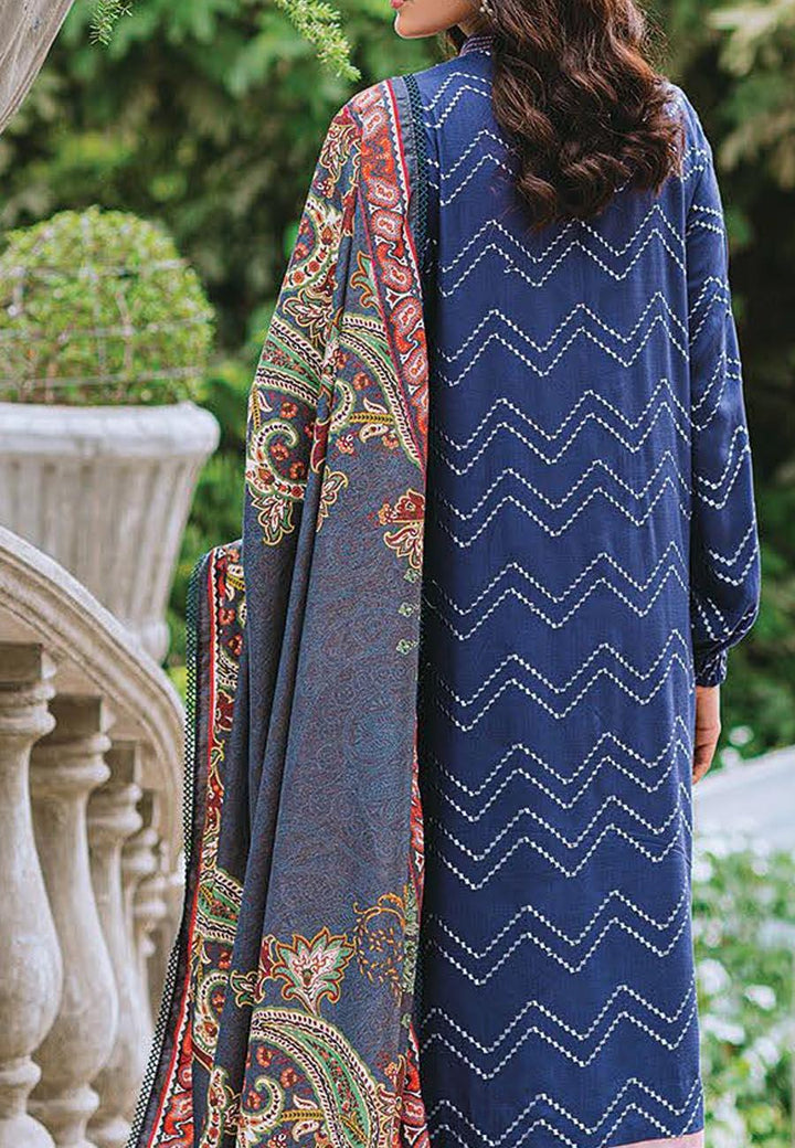 Aabyaan Embroidered Linen Suits Unstitched 3 Piece ABY21W 07 Emiri - Winter Collection