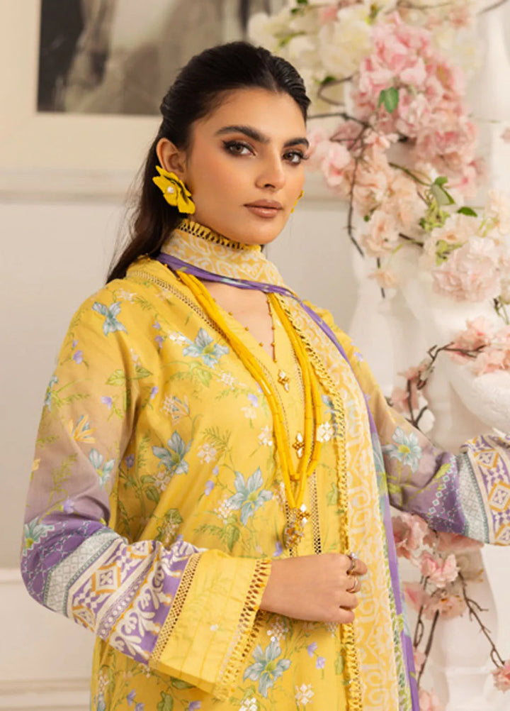 Aafreen by Riaz Arts 3 piece Lawn Suit Unstitched RA25AC AF-178 - Summer Collection
