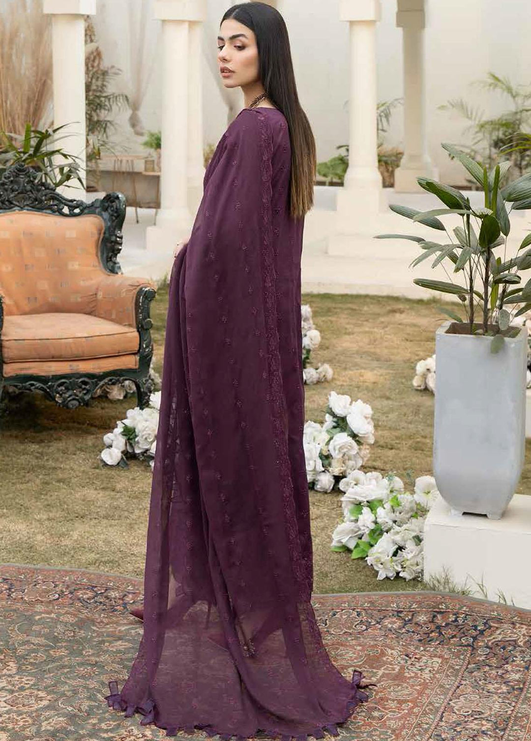 Aafreen By Riaz Arts Embroidered Lawn Suits Unstitched 3 Piece RA23A AF-01 - Summer Collection
