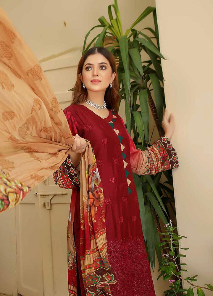 Aafreen by Riaz Arts  Embroidered Chikankari Viscose Suits Unstitched 3 Piece RA21AV AF-24 - Winter Collection