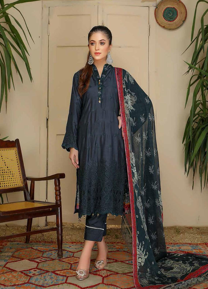 Aafreen by Riaz Arts  Embroidered Chikankari Viscose Suits Unstitched 3 Piece RA21AV AF-27 - Winter Collection