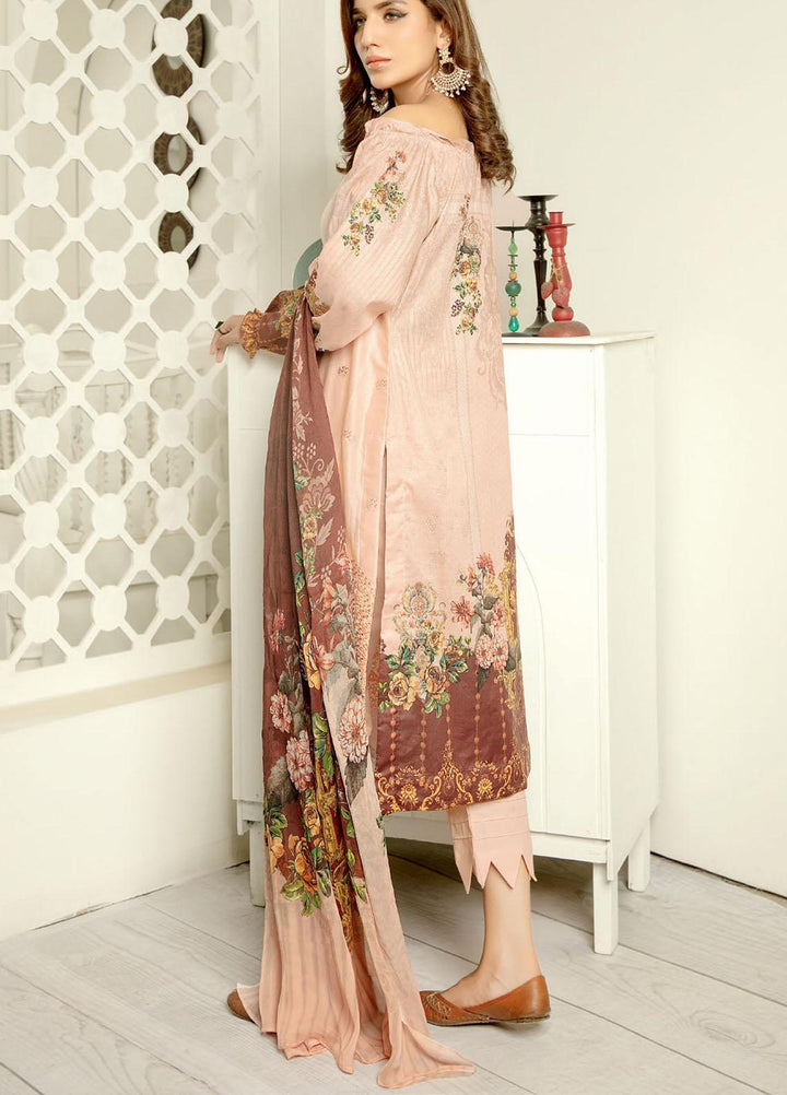 Aafreen By Riaz Arts Embroidered Lawn Suits Unstitched 3 Piece RA21-AF11 84 - Summer Collection