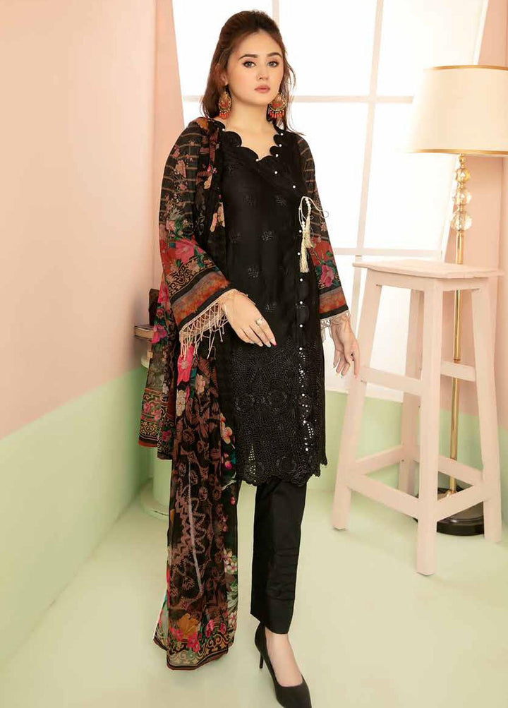 Aafreen By Riaz Arts Embroidered Lawn Suits Unstitched 3 Piece RA21-AF8 71 - Summer Collection