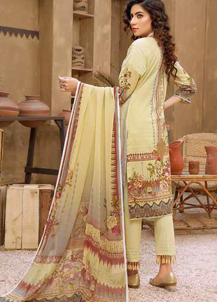 Aafreen by Riaz Arts Embroidered Lawn Suits Unstitched 3 Piece RA21AF 13 - Summer Collection