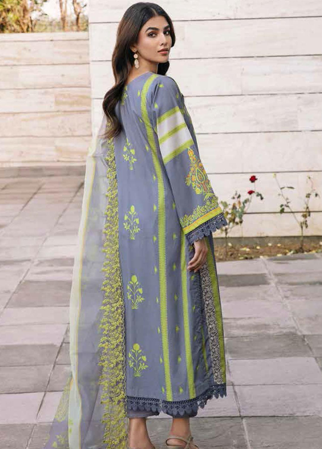Aaghaz By Charizma Embroidered Lawn Suits Unstitched 3 Piece CRZ23AG AG-07 - Summer Collection
