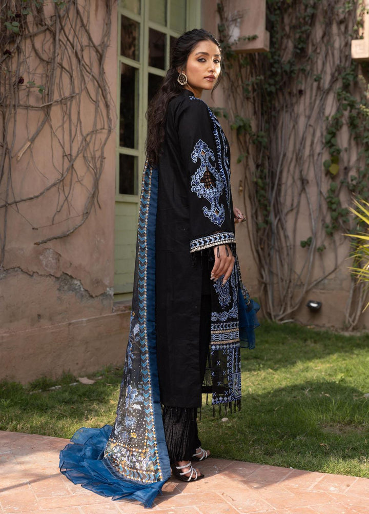 Aangan by Noorangi Embroidered Lawn Suits Unstitched 3 Piece NR22ANG Dahlia - Luxury Collection
