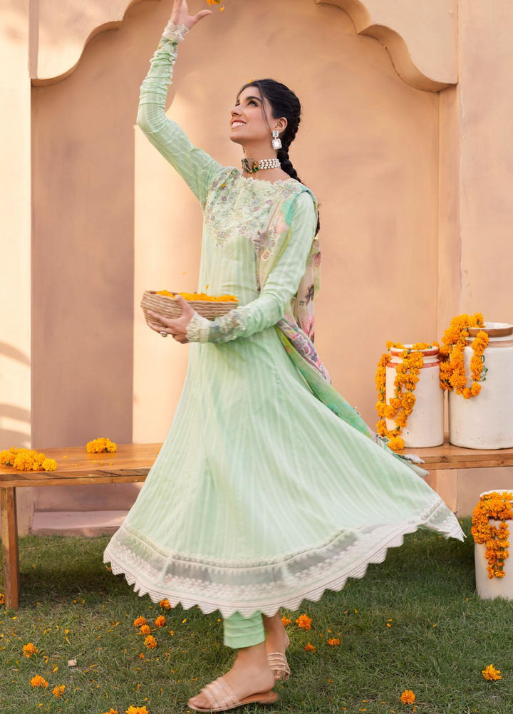 Aashiaan By Iznik Embroidered Lawn Suits Unstitched 3 Piece IZ23AS AL-02 Ruhee - Festive Collection