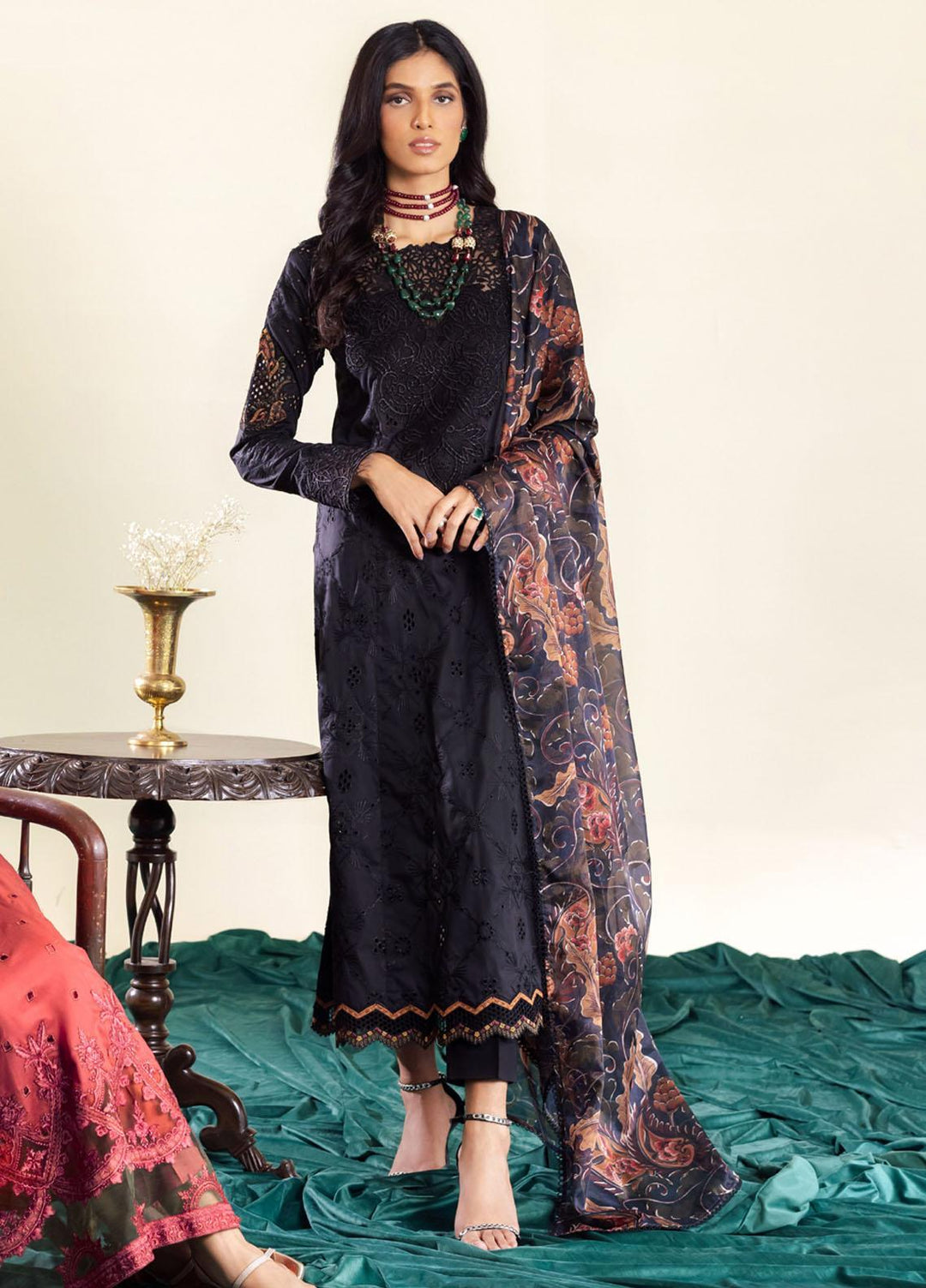 Aashiaan By Iznik Embroidered Lawn Suits Unstitched 3 Piece IZ23AS AL-10 Daisha - Festive Collection