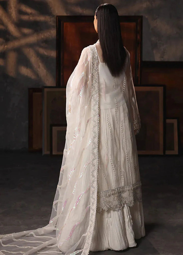 Aatish By Saffron Embroidered Organza Suit Unstitched 4 Piece SFR24A D-02 Mah-e-Khusnuma - Formal Collection