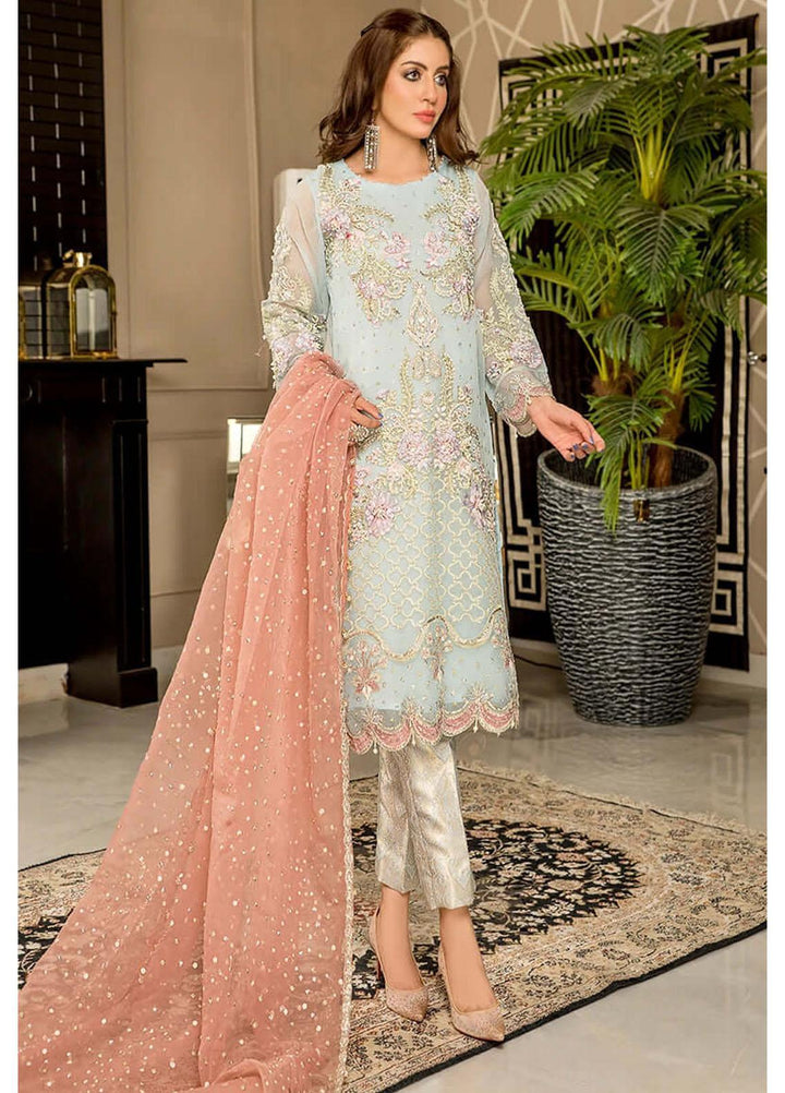 Aroshi Luxury Pret  Organza 3 Piece Suit ASH22AZ MINA