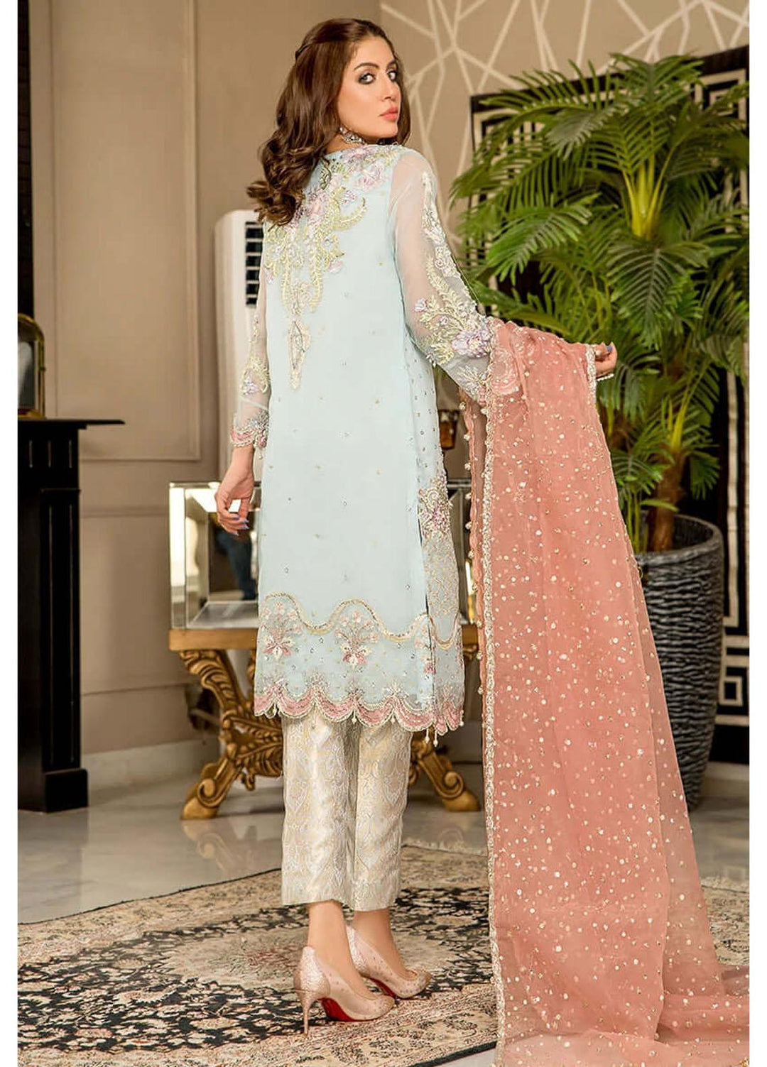 Aroshi Luxury Pret  Organza 3 Piece Suit ASH22AZ MINA