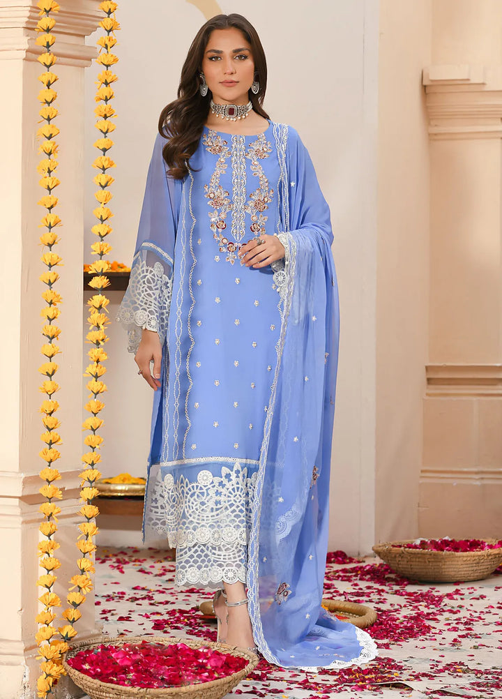 Addee Pret Embroidered Chiffon 3 Piece Suit MF-029 Arsh