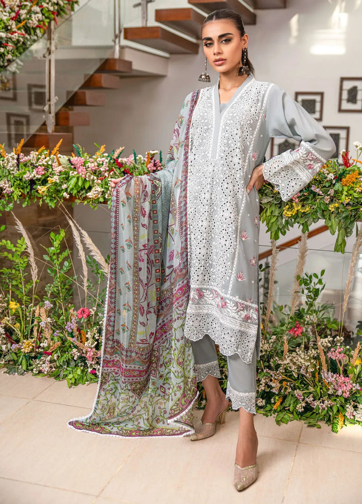 Addee Pret Embroidered Lawn 3 Piece Suit SM-013