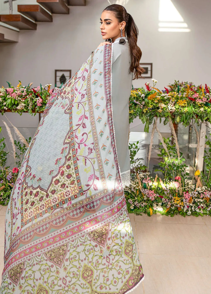 Addee Pret Embroidered Lawn 3 Piece Suit SM-013