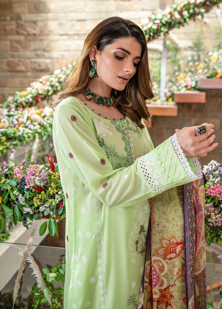 Addee Pret Embroidered Lawn 3 Piece Suit SM-016