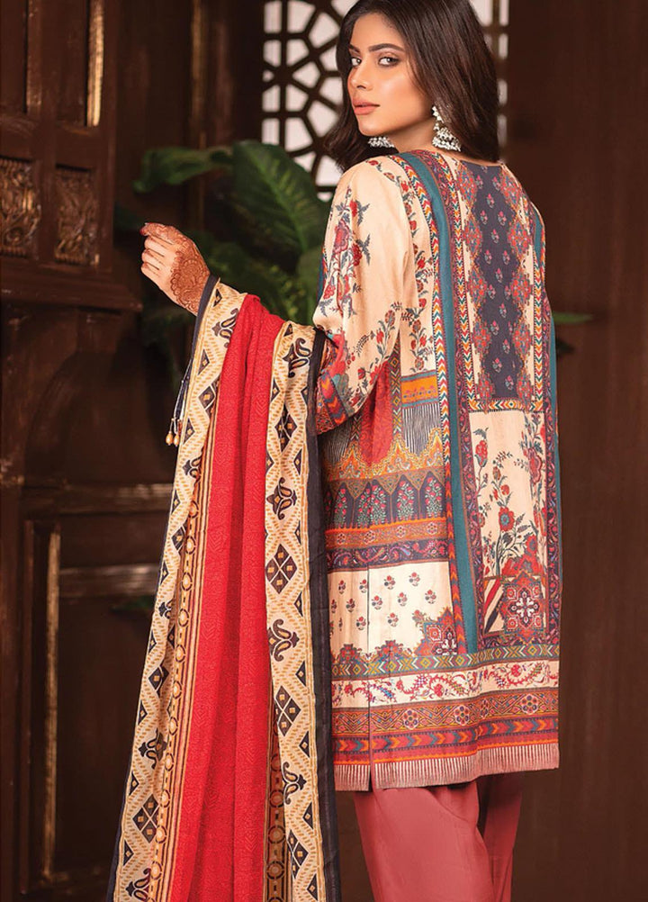 Afreen by Zebaish Embroidered Lawn Suits Unstitched 3 Piece ZSH21AR DE-02 - Summer Collection