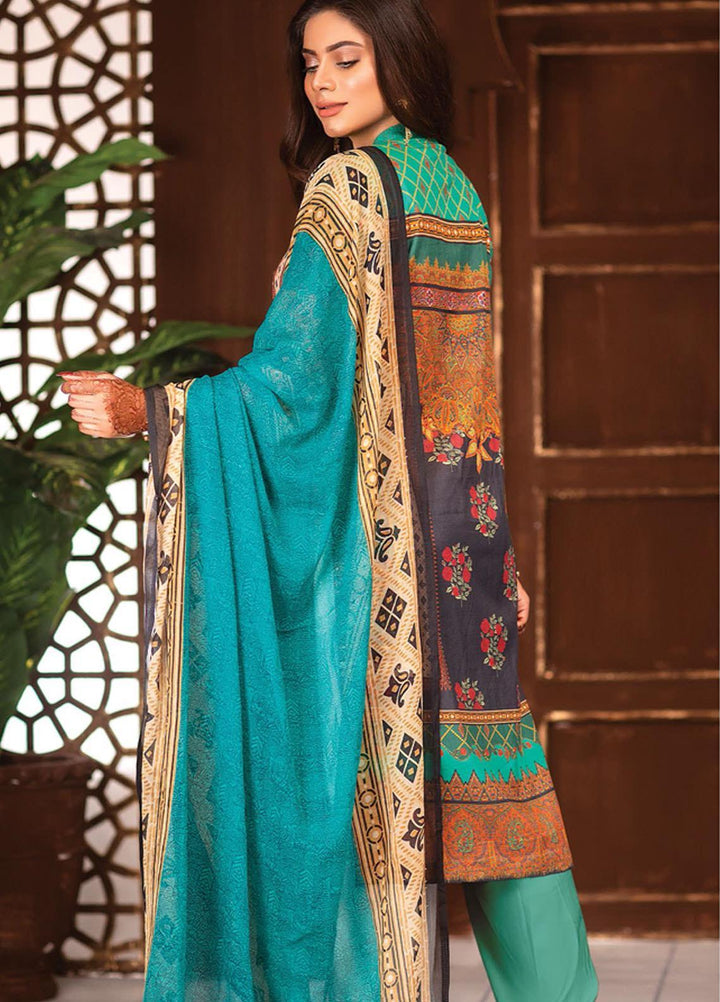 Afreen by Zebaish Embroidered Lawn Suits Unstitched 3 Piece ZSH21AR DE-04 - Summer Collection