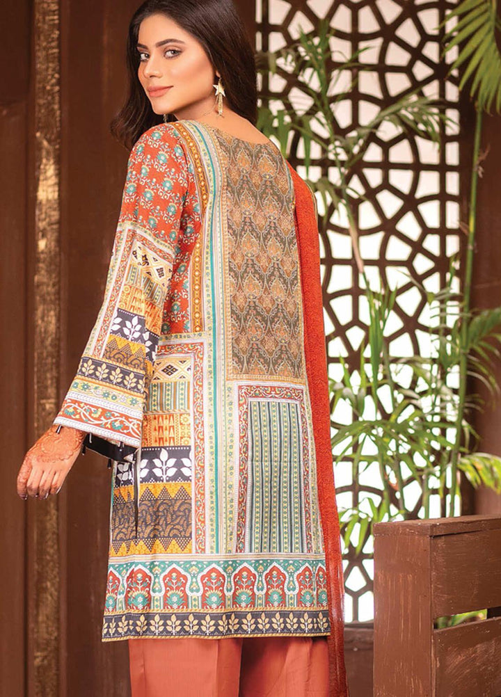 Afreen by Zebaish Embroidered Lawn Suits Unstitched 3 Piece ZSH21AR DE-06 - Summer Collection